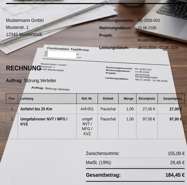 Automatische Berichte / Abrechnungsvorbereitung